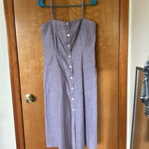 Tank linen maxi dress  , worn once